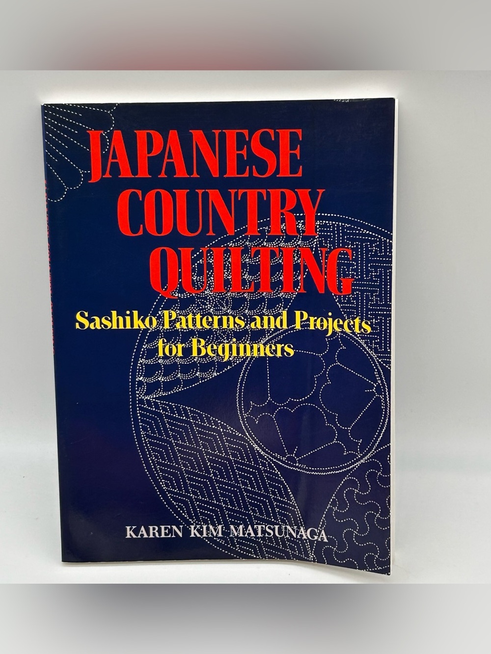 Book Japanese Country Quilting Sashiko Embroidery Patterns Projects